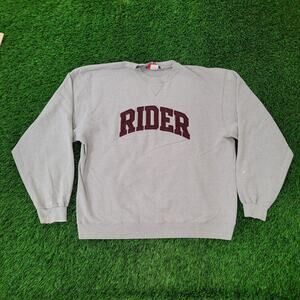 Vintage Y2K Champion Rider-University Sweatshirt XL 25x25 Boxy